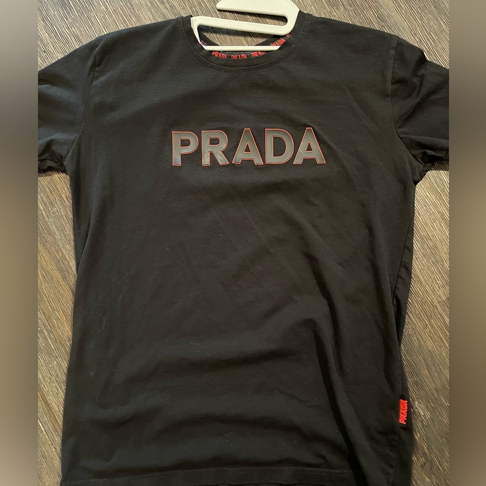 Prada Black Logo Tee